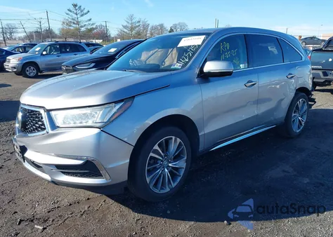 2017 Acura Mdx Technology Package z USA, uszkodzony, nr VIN 5FRYD4H51HB000678